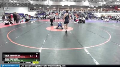 184 lbs Cons. Round 6 - Gabe Chesbro, University Of Saint Mary (KS) vs Kyle Knudtson, Eastern Oregon University (OR)