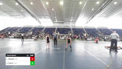 86 lbs Consolation - Liam Blazek, Grindhouse WC West vs Jordin Clark, Fearless WC