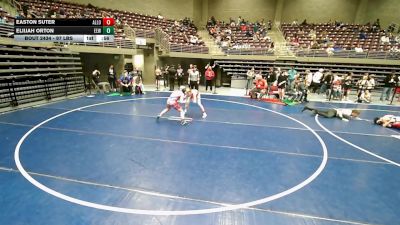 110 lbs Cons. Quarters - Easton Suter, Altamont Longhorns vs Eliijah Orton, Evanston Elite Wrestling