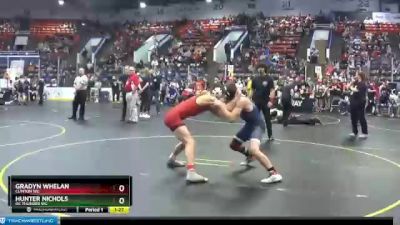 138 lbs Cons. Round 1 - Gradyn Whelan, Clinton WC vs Hunter Nichols, Oc Thunder WC