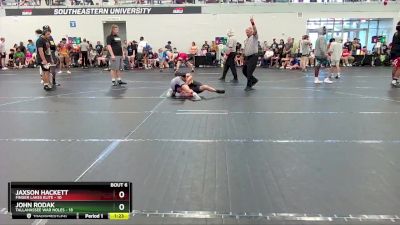 92 lbs Round 3 (4 Team) - John Rodak, Tallahassee War Noles vs Jaxson Hackett, Finger Lakes Elite