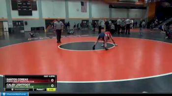 3rd Place Match - Santos Coreas, North Liberty Wrestling Club vs Caleb Lightfoot, Eastern Iowa Wrestling Club