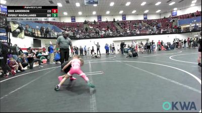 46-49 lbs Round Of 16 - Eris Anderson, Comanche Takedown Club vs Everly Magallanes, Dumas Wrestling Club