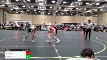 150 lbs Consi Of 64 #1 - Wyatt Poage, Cyc vs Reese Arthur, Rancho Bernardo WC