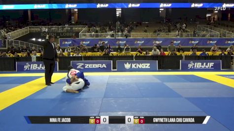Gwyneth Lana Chu Cavada vs Nina Fe Jacob 2026 Pan Jiu Jitsu IBJJF Championship