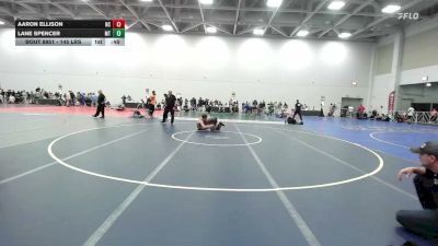 145 lbs Consi Of 16 #2 - Aaron Ellison, NC vs Lane Spencer, MT