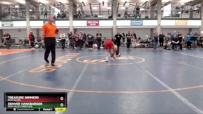 95-102 lbs Round 1 - Treasure Nimmers, Rock Island vs Denver Hanabarger, Sauk Valley Wrestling