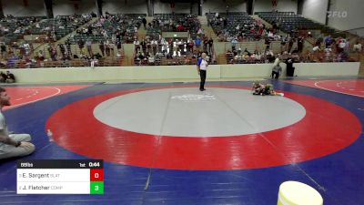 68 lbs Semifinal - Eason Sargent, Slate Wrestling Academy vs Jeremiah Fletcher, Compound Wrestling