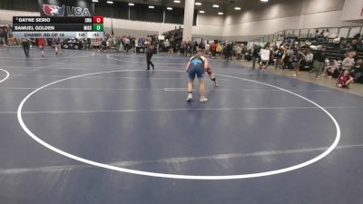 175 lbs Champ. Rd Of 16 - Dayne Serio, SPAR Wrestling Academy vs Samuel Golden, Missouri