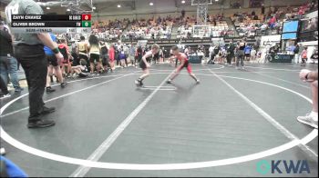 70 lbs Semifinal - Zayn Chavez, Del City Little League Wrestling vs Oliver Brown, Tuttle Wrestling