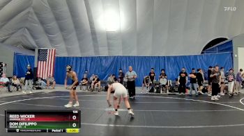 106 lbs Round 1 (8 Team) - Reed Wicker, Warrior RTC vs Dom Difilippo, Rogue WC