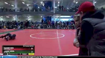 50 lbs Finals (2 Team) - Oliver Dies, Brecksville vs Jakeb Wikel, St. Ed`s