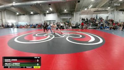 144 lbs Cons. Round 1 - Gavin Jones, Widefield vs Micah Lambert, Severance High School