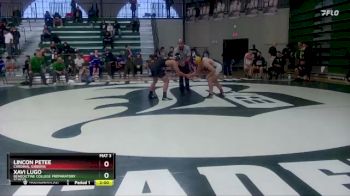 150 lbs Champ. Round 1 - Xavi Lugo, Benedictine College Preparatory School vs Lincon Petee, Cardinal Gibbons