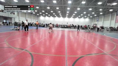 132 lbs Consi Of 16 #2 - Brendan Tobin, MD vs Peyton Nicholson, GA