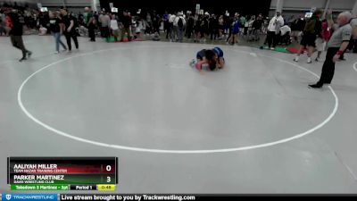 150 lbs Round 2 - Parker Martinez, Davis Wrestling Club vs Aaliyah Miller, Team Nazar Training Center