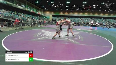 285 lbs Consi Of 16 #2 - Shane Mattson, Montana-Northern vs Gabe Walker, Montana-Northern