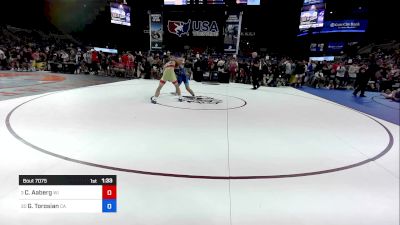 144 lbs Rnd Of 32 - Cade Aaberg, WI vs Gregory Torosian, CA