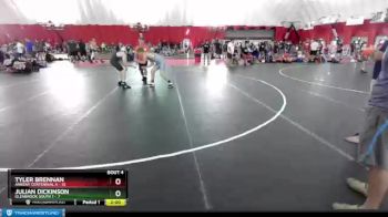 138 lbs Quarterfinals (8 Team) - Tyler Brennan, Ankeny Centennial A vs Julian Dickinson, Glenbrook South 1