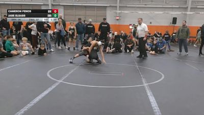 96 lbs Round 5 (6 Team) - Jase Elsass, Donahue WA vs Cameron Fenos, Brecksville