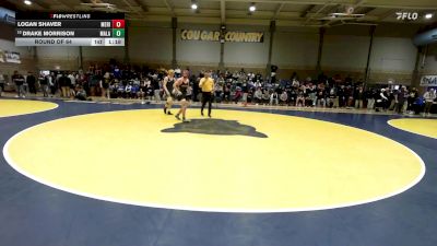 160 lbs Round Of 64 - Logan Shaver, Meridian (ID) vs Drake Morrison, Malad (ID)