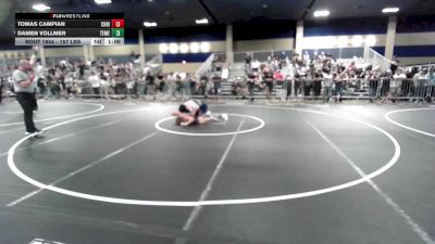 157 lbs Round Of 64 - Tomas Campian, Christopher Columbus HS vs Damen Vollmer, Temecula Valley HS
