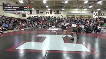 165 lbs Cons. Round 3 - Dezmond Johnson, Waterloo East vs Kale Kadolph, Roland-Story