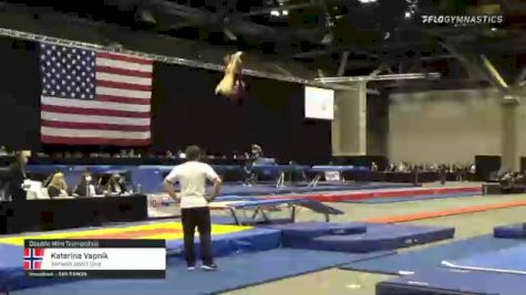Katerina Vapnik - Double Mini Trampoline, Tornado Sport Club - 2021 USA Gymnastics Championships