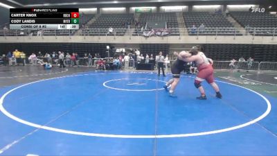 285 lbs Consi Of 8 #2 - Carter Knox, Rochester Mills vs Cody Landis, Myerstown