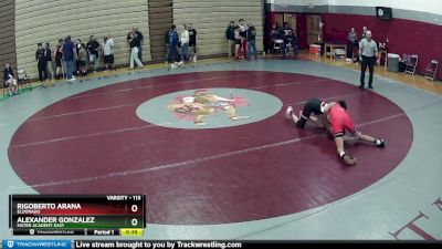 113 lbs Cons. Round 2 - Alexander Gonzalez, Mater Academy East vs Rigoberto Arana, Eldorado