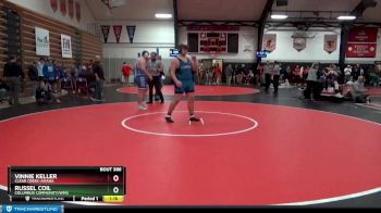 285 lbs Quarterfinal - Russel Coil, Columbus Community/WMU vs Vinnie Keller, Clear Creek-Amana