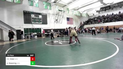 285 lbs 7th Place - Chris Vidal, Birmingham vs John Downing, Adelanto