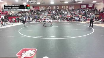132 lbs 1st Place Match - Vincent Contreras, Nampa vs Sawyer Anderson, Highland