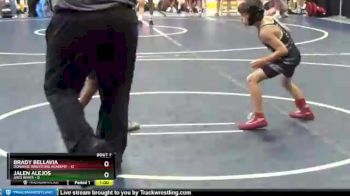 52 lbs Round 3 (6 Team) - Brady Bellavia, Donahue Wrestling Academy vs Jalen Alejos, ARES White