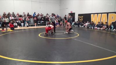 JV-17 lbs Round 1 - Zander Dauffenbach, NH/TV vs Connor Sweet, Springville