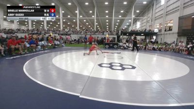 105 lbs Brielle Manhollan, Tennessee vs Abby Guzzo, Pennsylvania Blue
