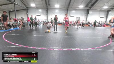 132 lbs Cons. Round 3 - Hillman Hancock, The Storm Wrestling Center vs Bryce Adkins, Legacy Elite WC