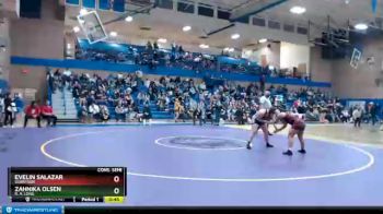 170 lbs Cons. Semi - Evelin Salazar, Sunnyside vs Zahnika Olsen, R. A. Long