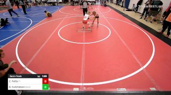 70 lbs Semifinal - Zachariah Felts, Ft. Gibson Takedown Club vs Bella Hutcheson, Wagoner Takedown Club