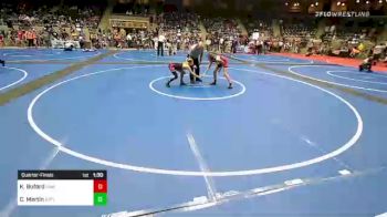 91 lbs Quarterfinal - Katie Buford, Hurricane Wrestling Academy vs Carrisa Martin, StandFast Wrestling