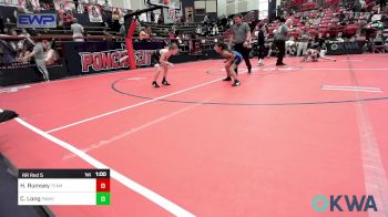 67 lbs Rr Rnd 5 - Hazel Rumsey, Team Guthrie Wrestling vs Charlie Long, Pawhuska Elks Takedown