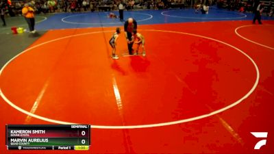 70 lbs Semifinal - Kameron Smith, Dover-Eyota vs Marvin Aurelius, Quad County