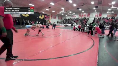 115 lbs Cons. Semi - Eliana Salazar, Santa Ana vs Maggie Cornish, Tesoro