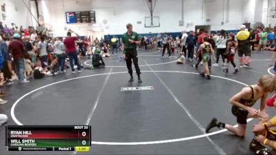 75 lbs Semifinal - Ryan Hill, Unattached vs Will Smith, Carolina Reapers