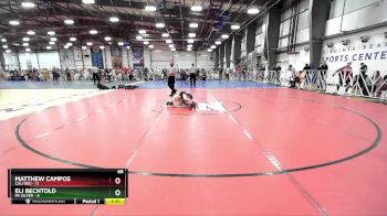 68 lbs Rd# 5- 3:45pm Friday Final Pool - Matthew Campos, Cali Red vs Eli Bechtold, PA Silver