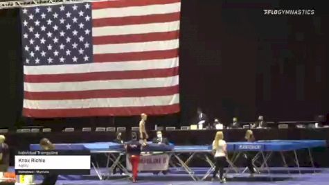 Knox Richie - Individual Trampoline, Agility - 2021 USA Gymnastics Championships