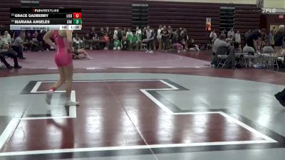 110 lbs Cons. Round 3 - Mariana Angeles, Cedar Rapids Kennedy vs Grace Gadberry, Lisbon