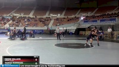 D4-120 lbs Quarterfinal - Merrik Williams, Morenci Jr./Sr. vs Thomas Rodriguez, Bagdad HS