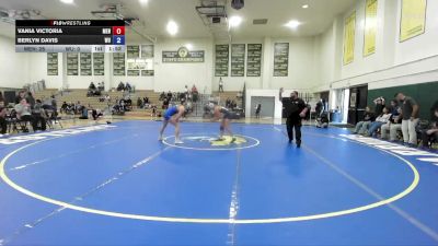 145 lbs Finals (2 Team) - Berlyn Davis, Westcliff vs Vania Victoria, Menlo