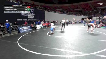 4A Boys 157 lbs Champ. Round 1 - Tommy Belding, La Grande Boys vs Joshua Self, Gladstone Boys
